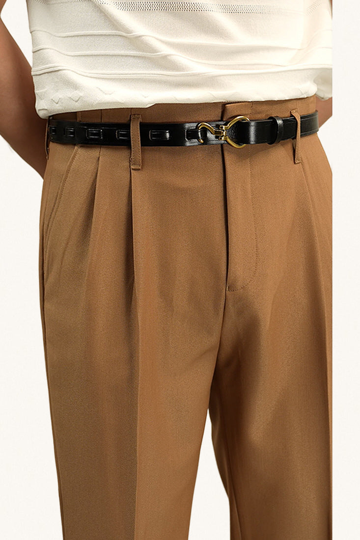 MONSEN Suitory High-Waisted Straight-Leg Trousers in Performance Blend product image