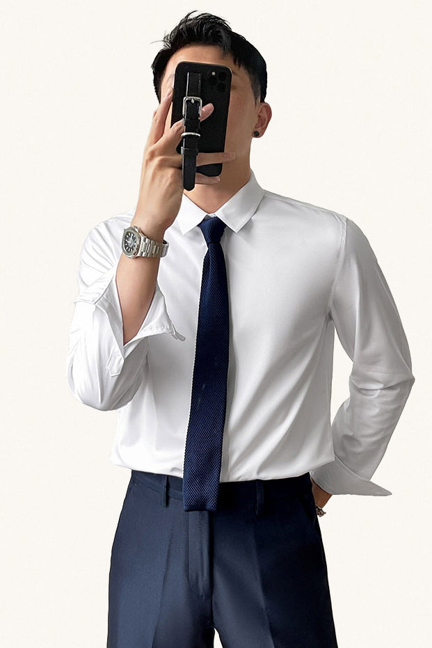 MONSEN Suitory Bamboo-Blend Wrinkle-Free Shirt in Bamboo Blend product image