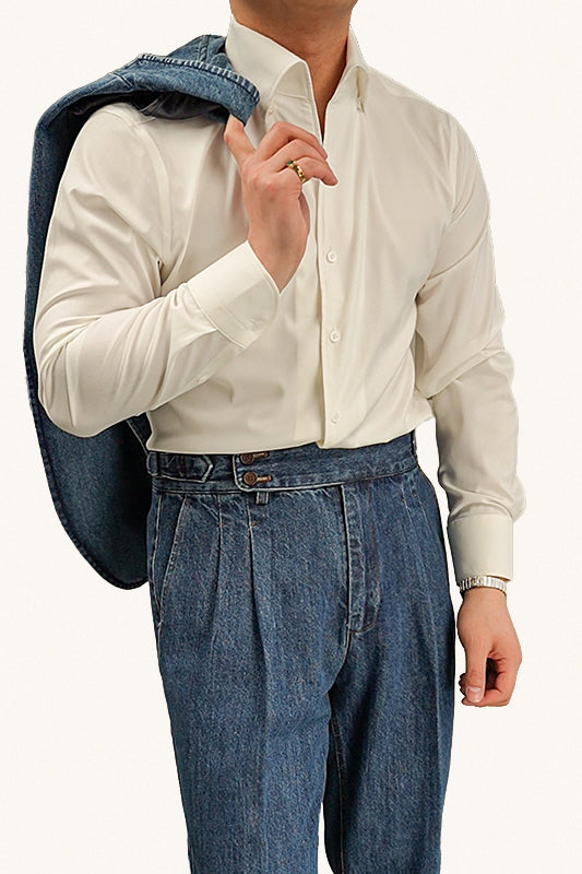 MONSEN Suitory Italian One-Piece Collar Shirt in Performance Blend product image