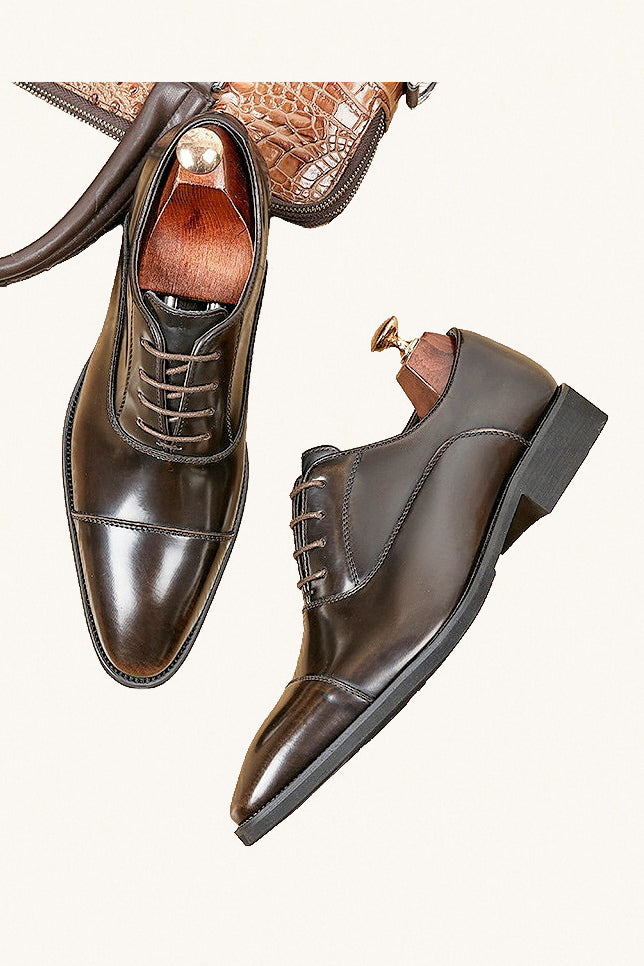 MONSEN Suitory Patent Oxford Shoes product image