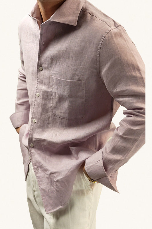 MONSEN Suitory 100% Linen Relaxed Shirt product image