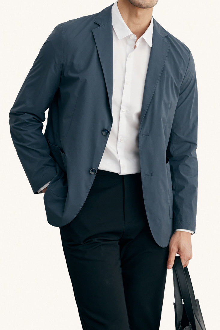 MONSEN Suitory Wrinkle-Resistant, 4-Way Stretch Blazer in Performance Blend product image
