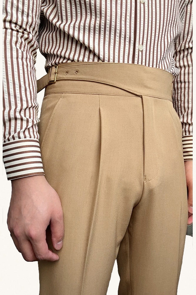 MONSEN Suitory High-Waisted Straight Trousers in Performance Blend product image
