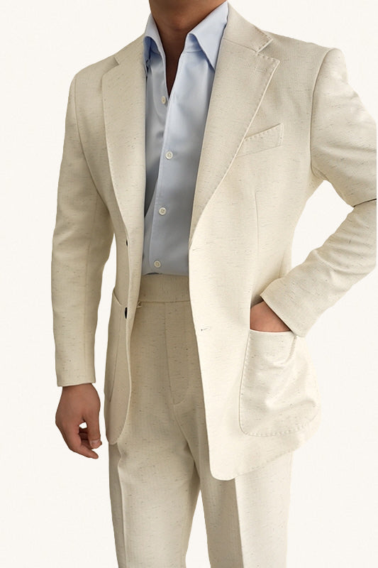 MONSEN Suitory Neapolitan Notch-Lapel Suit in Performance Blend product image