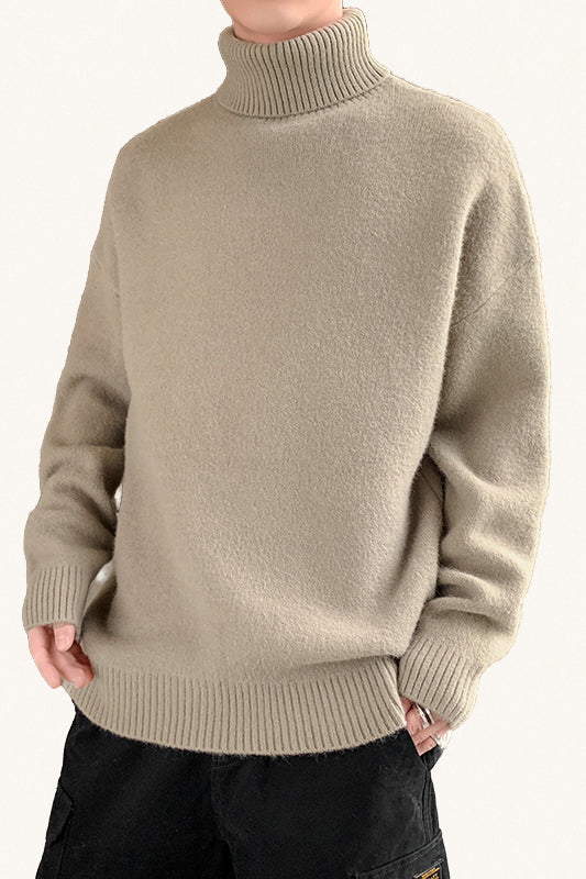 MONSEN Suitory High-Neck Fleece-Lined Sweater product image