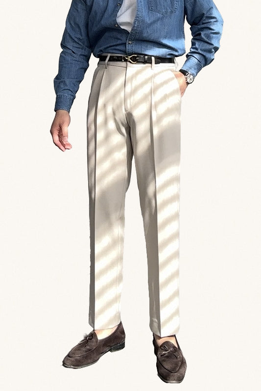 MONSEN Suitory Solid-Color Straight Pants in Performance Blend product image