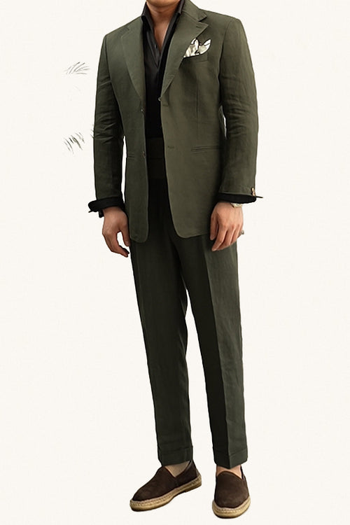 MONSEN Suitory 100% Linen Half-Lined Suit product image