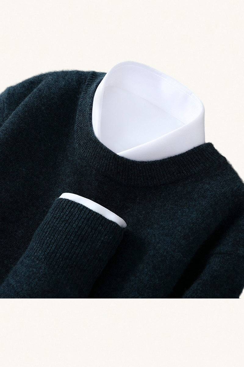 MONSEN Suitory 100% Wool Crewneck Sweater product image