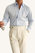 MONSEN Suitory Italian Wrinkle-Free, Slim Fit Shirt in Performance Blend front view