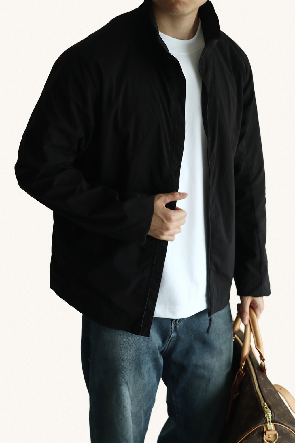 MONSEN Suitory Lightweight Windproof Twill Stand-Collar Jacket product image