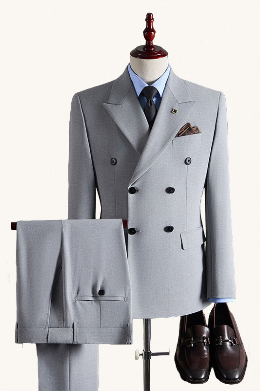 MONSEN Suitory A Refined Double-Breasted Suit in Performance Blend product image