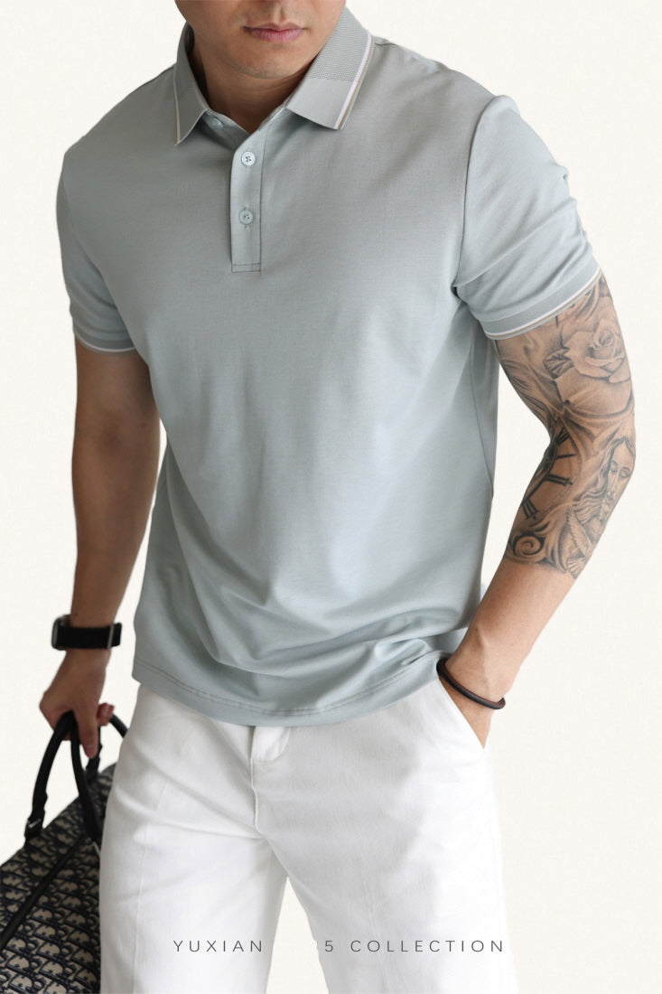 MONSEN Suitory Antibacterial Cooling Piqué Polo in Cotton product image