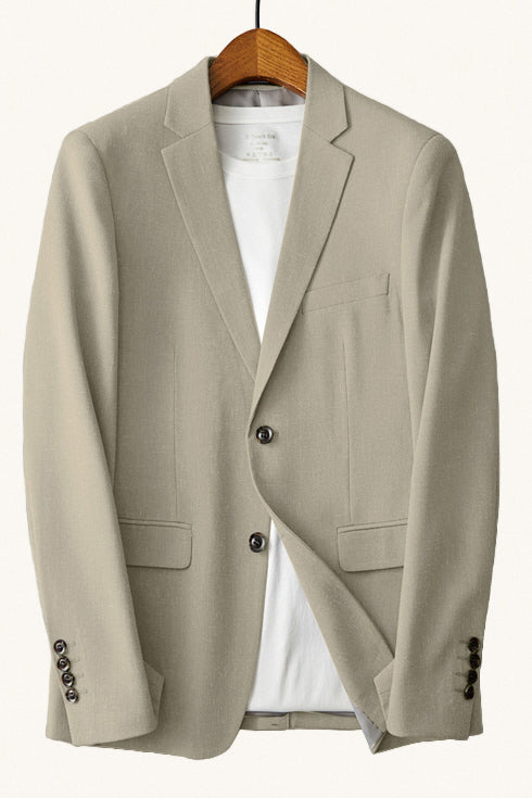 MONSEN Suitory Venom Linen-Blend Slim Blazer product image