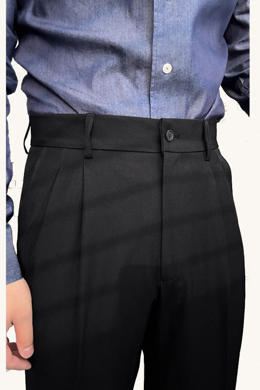 MONSEN Suitory Solid-Color Straight Pants in Performance Blend product image