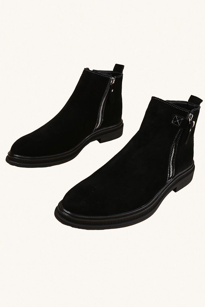 MONSEN Suitory Genuine Suede Martin Boots product image