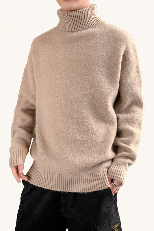 MONSEN Suitory High-Neck Fleece-Lined Sweater product image