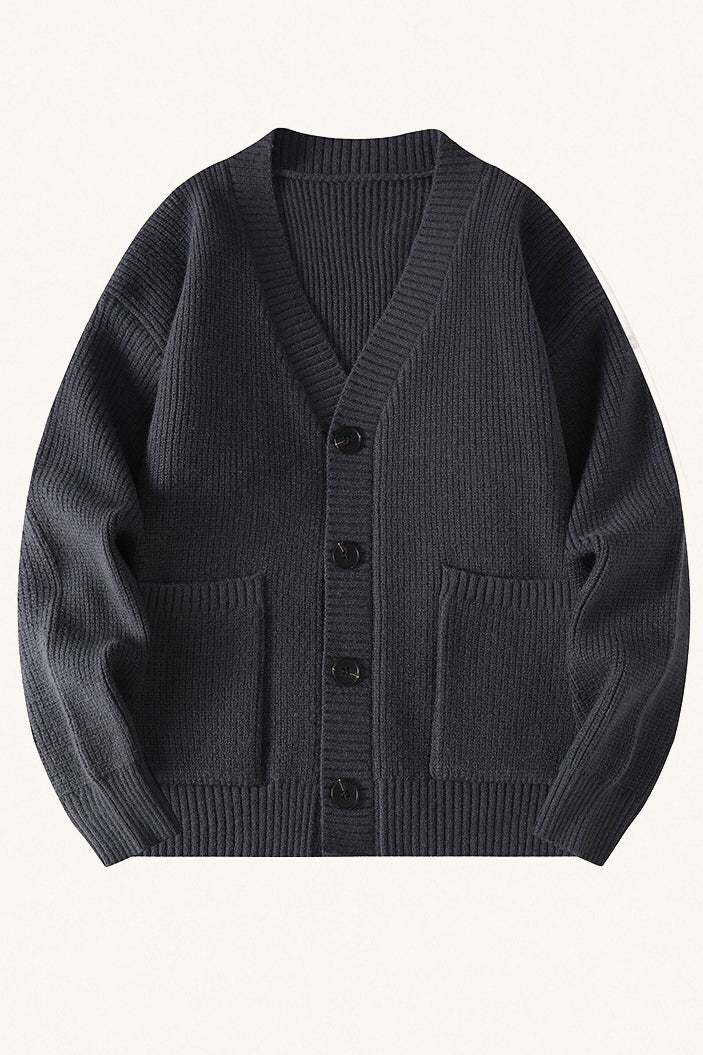 MONSEN Suitory Lightweight V-Neck Knit Cardigan in Performance Blend product image