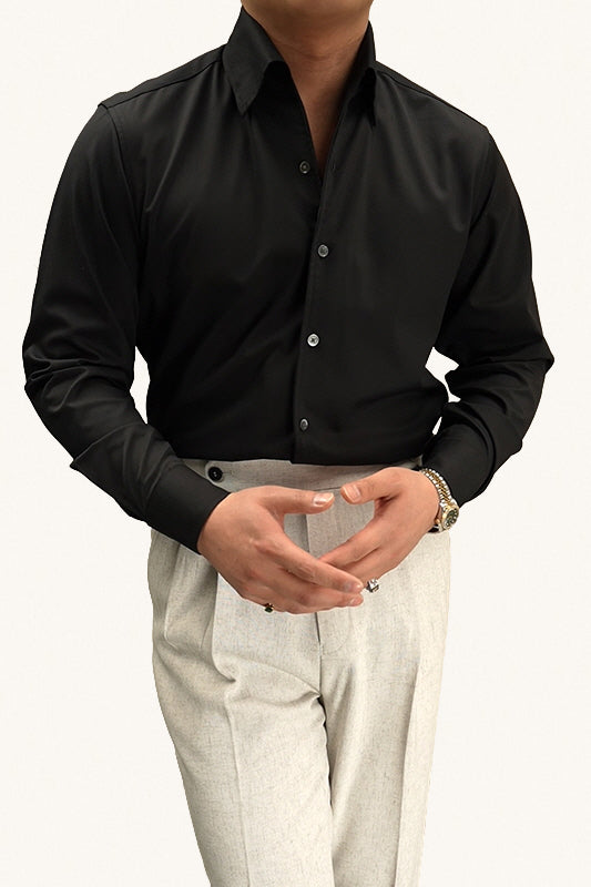 MONSEN Suitory Italian One-Piece Collar Shirt in Performance Blend product image