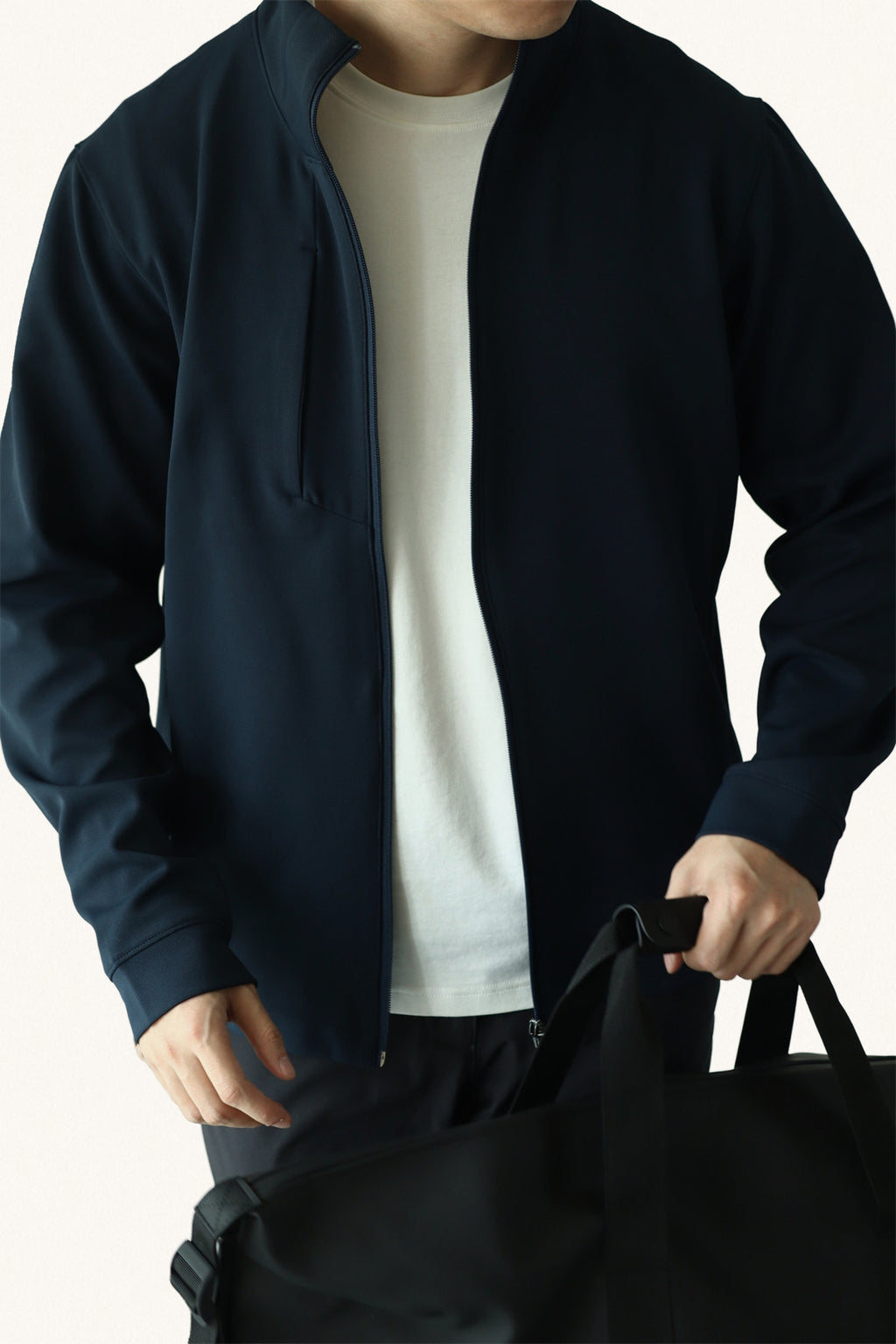 MONSEN Suitory 4-Way Stretch Stand-Collar Outerwear Jacket in Performance Blend product image