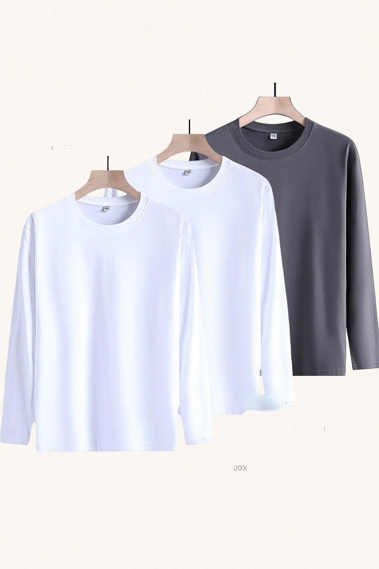MONSEN Suitory 3-Pack Long-Staple Cotton Crewneck T-Shirt product image