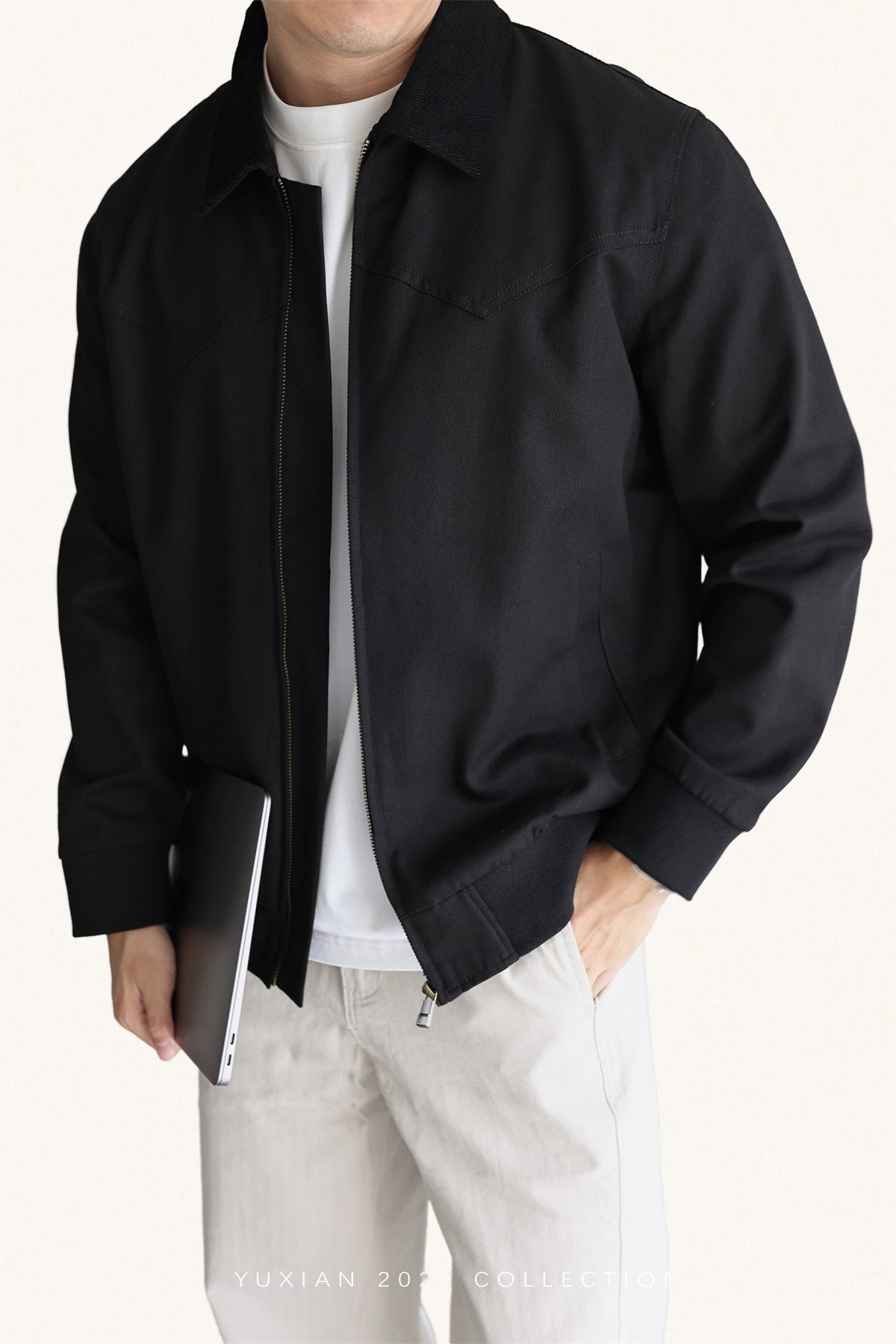 MONSEN Suitory Washed Cotton Twill Jacket product image