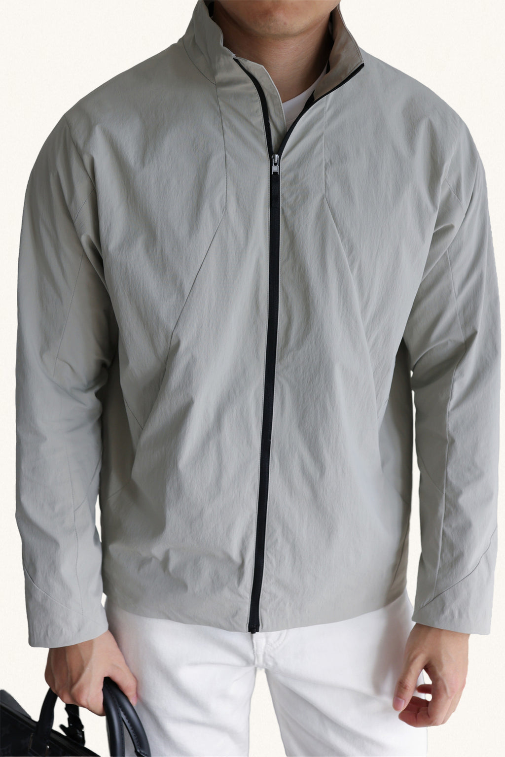 MONSEN Suitory Lightweight Windproof Twill Stand-Collar Jacket product image