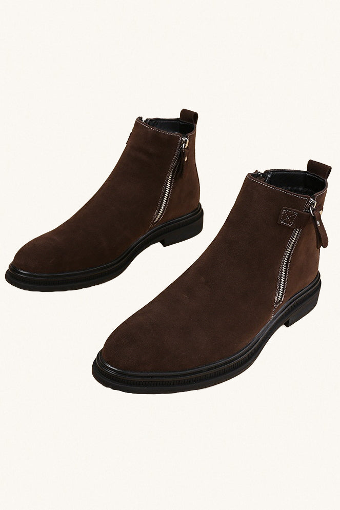 MONSEN Suitory Genuine Suede Martin Boots product image