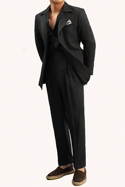 MONSEN Suitory 100% Linen Half-Lined Suit product image