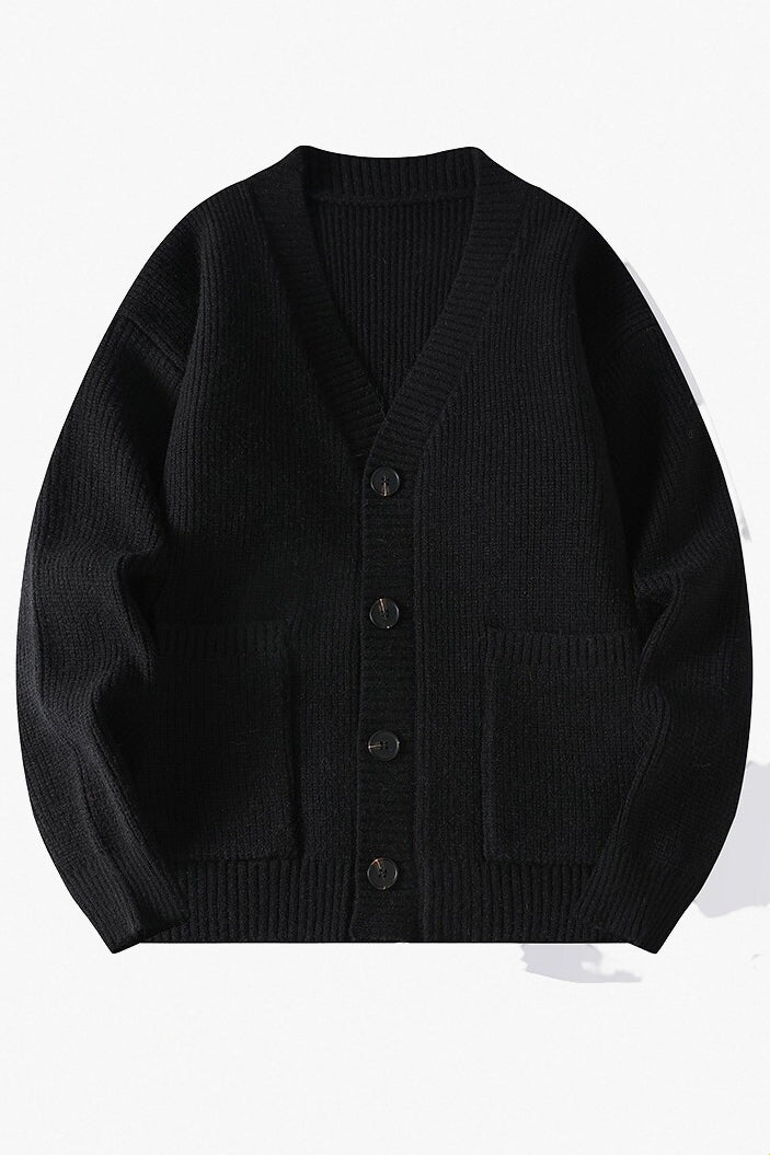 MONSEN Suitory Lightweight V-Neck Knit Cardigan in Performance Blend product image