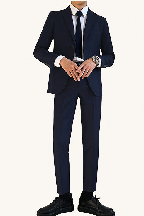 MONSEN Suitory Modern Fit Two-Piece Casual Suit in Performance Blend front view