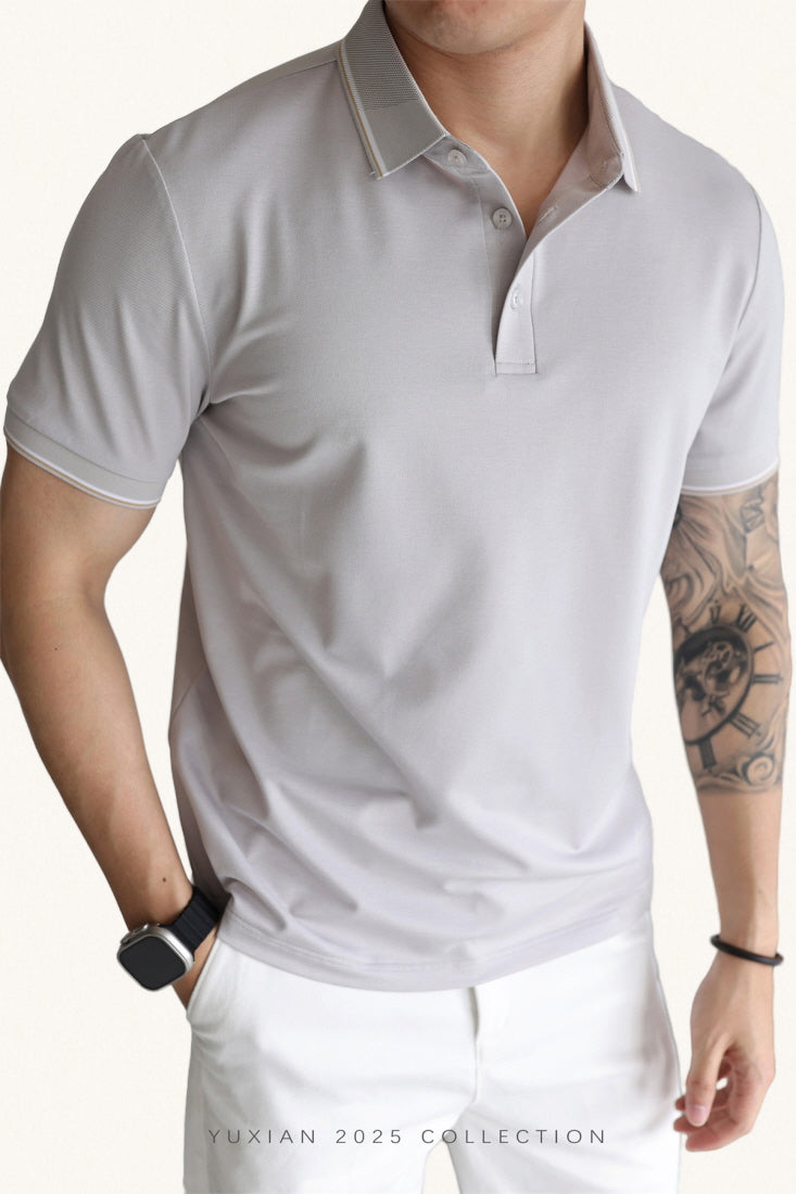 MONSEN Suitory Antibacterial Cooling Piqué Polo in Cotton product image