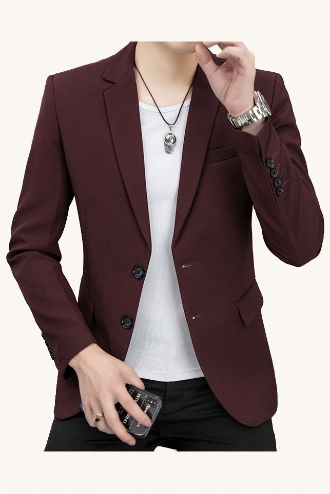 MONSEN Suitory Non-Iron Korean Slim Blazer in Performance Blend product image