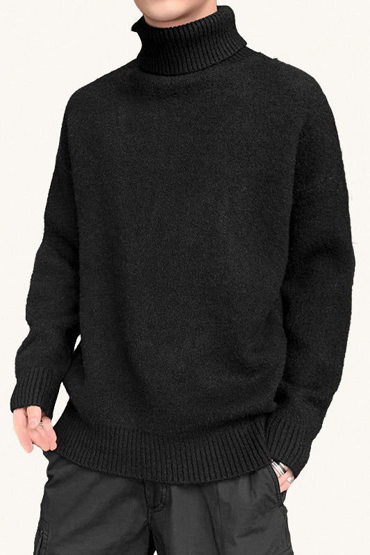 MONSEN Suitory High-Neck Fleece-Lined Sweater product image