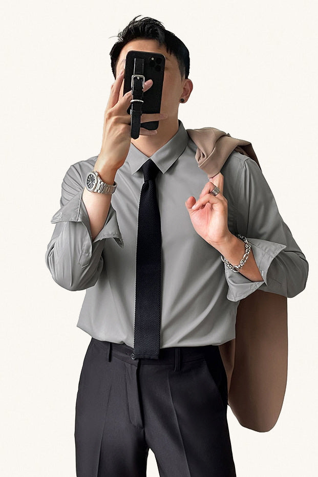 MONSEN Suitory Bamboo-Blend Wrinkle-Free Shirt in Bamboo Blend product image