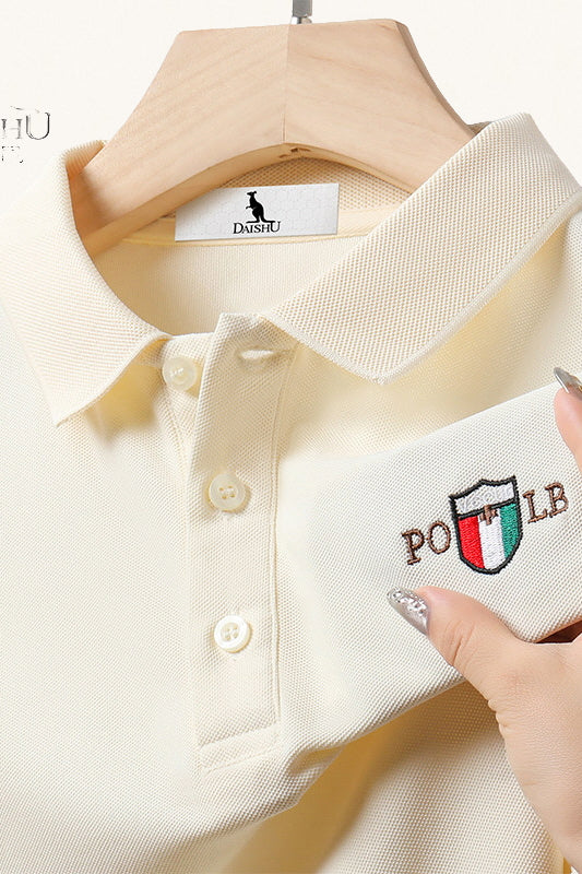 MONSEN Suitory Premium Polo Shirt | Business Casual in Leather product image