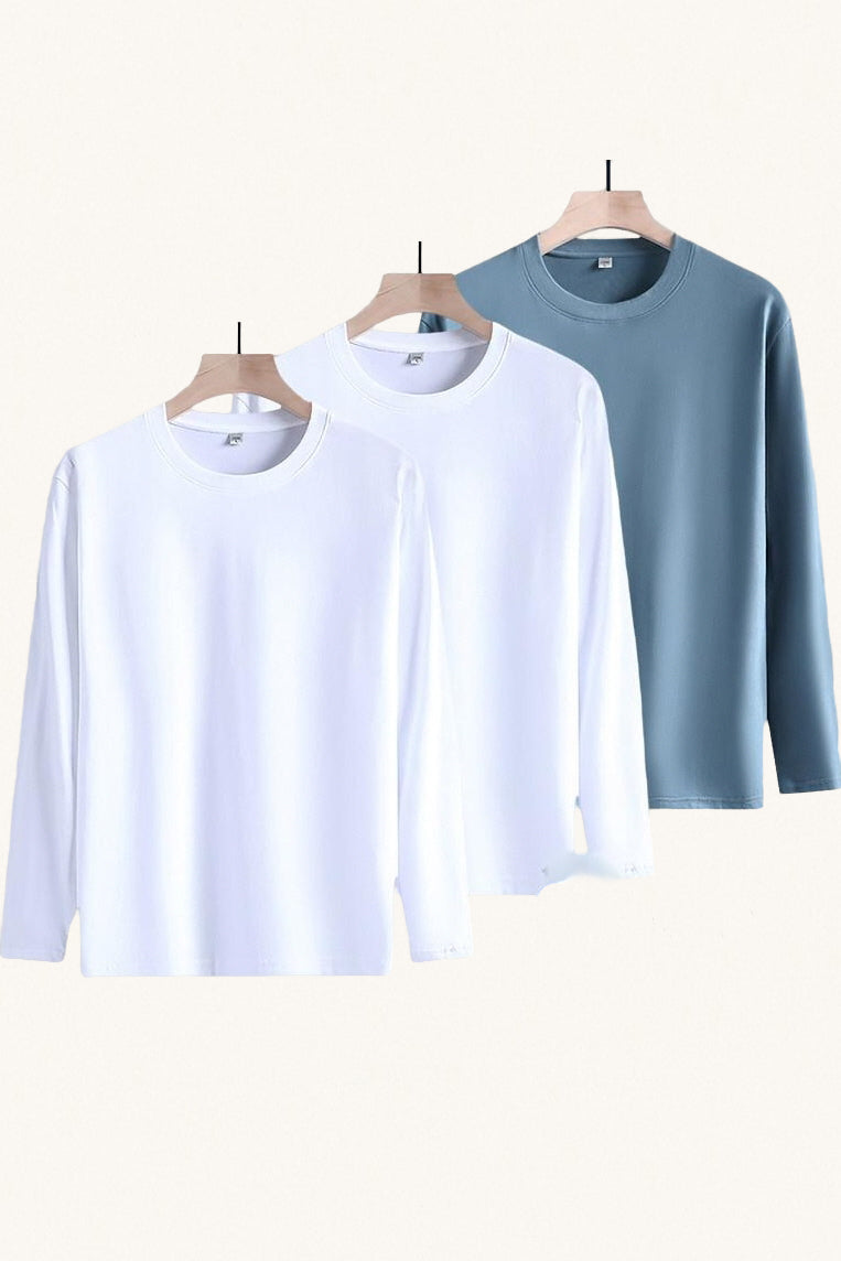 MONSEN Suitory 3-Pack Long-Staple Cotton Crewneck T-Shirt product image