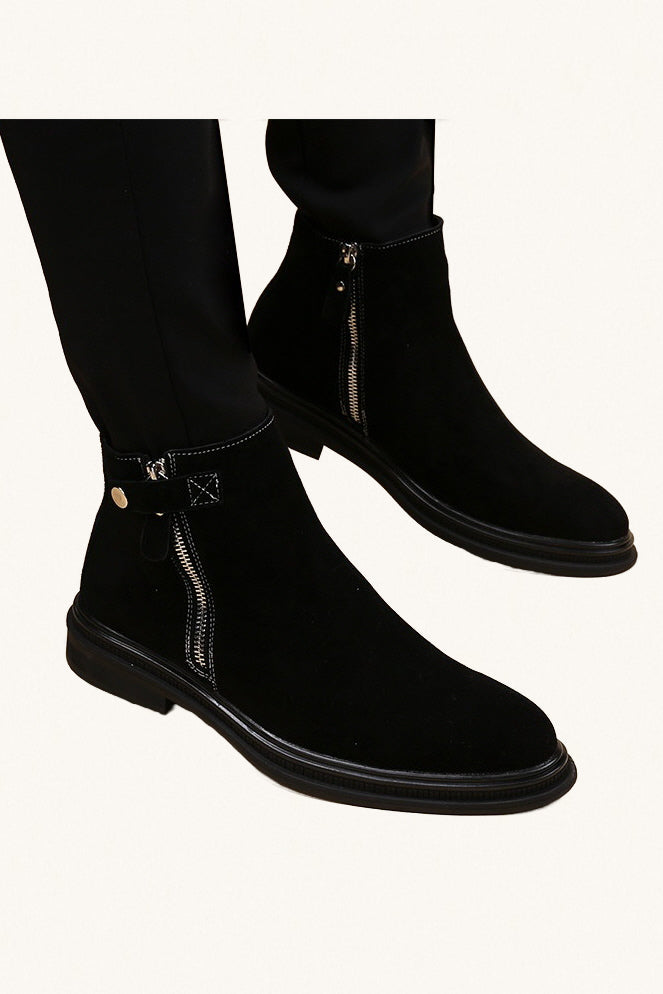 MONSEN Suitory Genuine Suede Martin Boots product image
