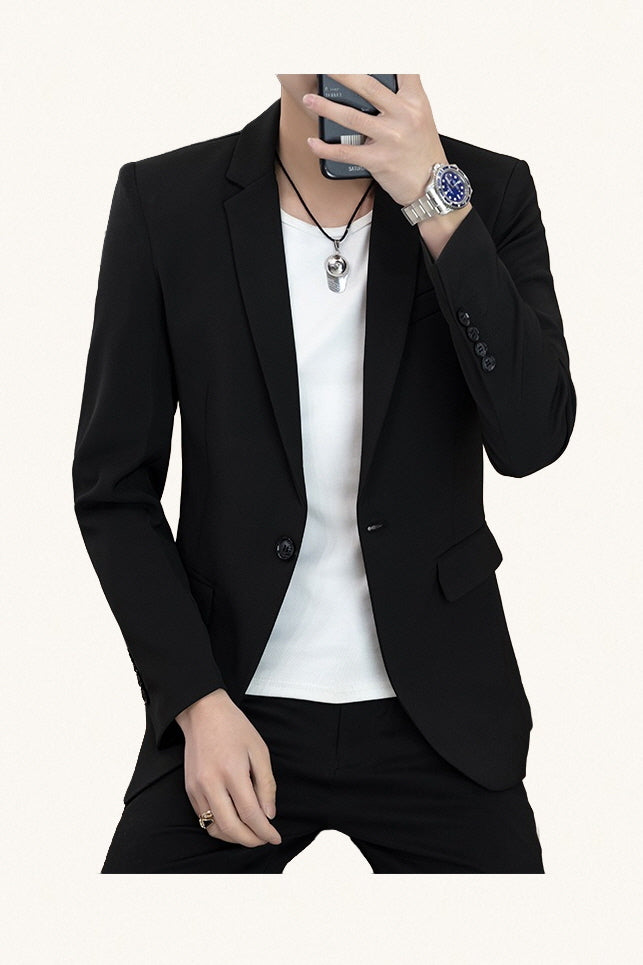 MONSEN Suitory Non-Iron Korean Slim Blazer in Performance Blend product image