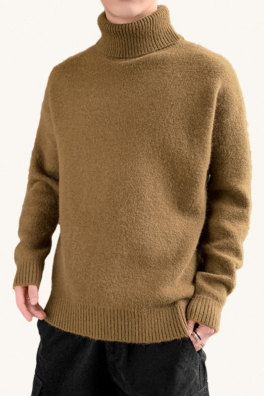 MONSEN Suitory High-Neck Fleece-Lined Sweater product image