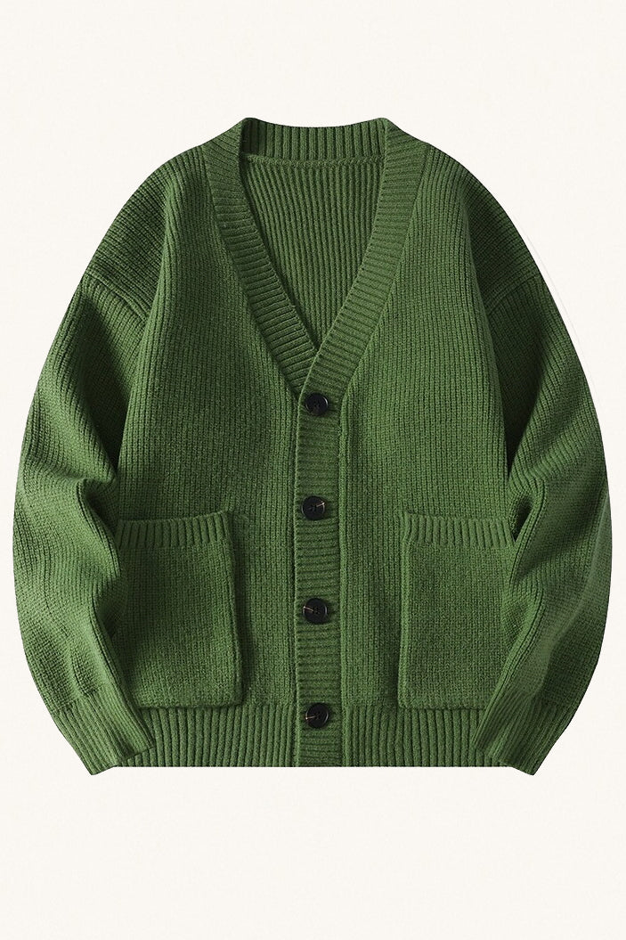 MONSEN Suitory Lightweight V-Neck Knit Cardigan in Performance Blend product image