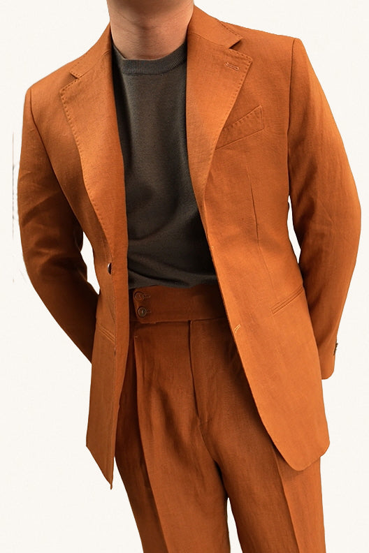 MONSEN Suitory 100% Linen Half-Lined Suit product image