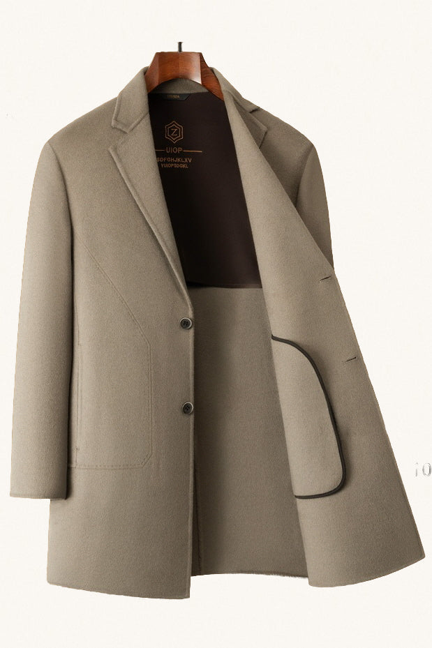 MONSEN Suitory 100% Wool Double-Faced Coat product image