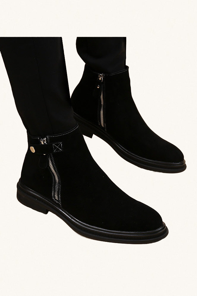 MONSEN Suitory Genuine Suede Martin Boots product image