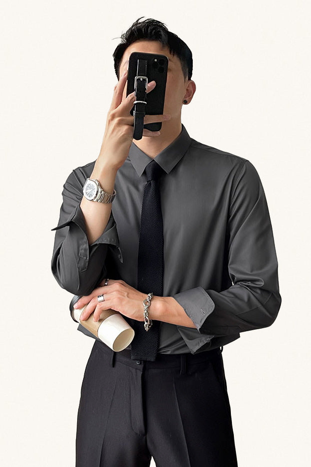 MONSEN Suitory Bamboo-Blend Wrinkle-Free Shirt in Bamboo Blend product image