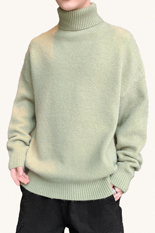 MONSEN Suitory High-Neck Fleece-Lined Sweater product image