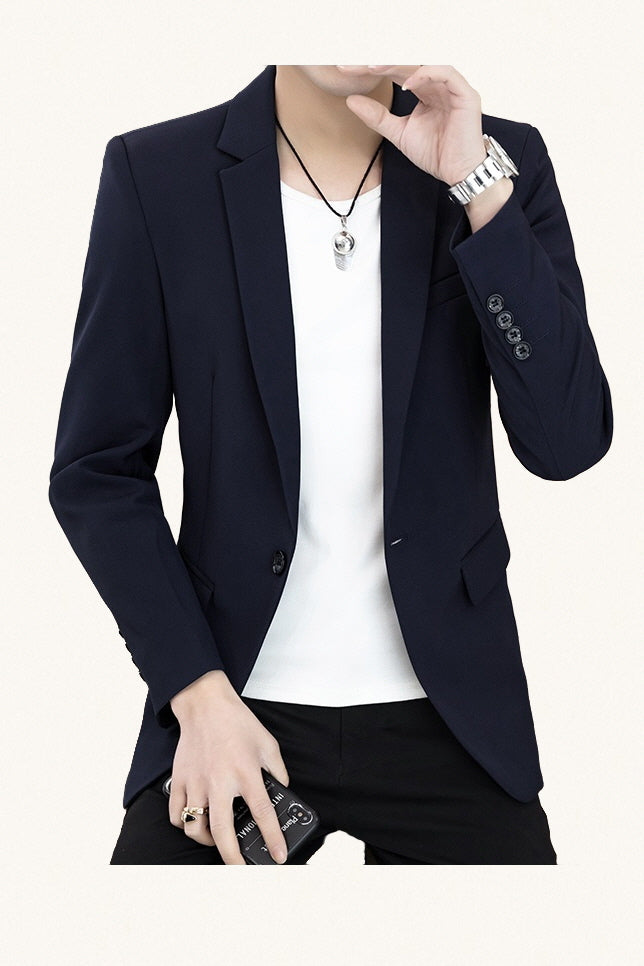 MONSEN Suitory Non-Iron Korean Slim Blazer in Performance Blend product image