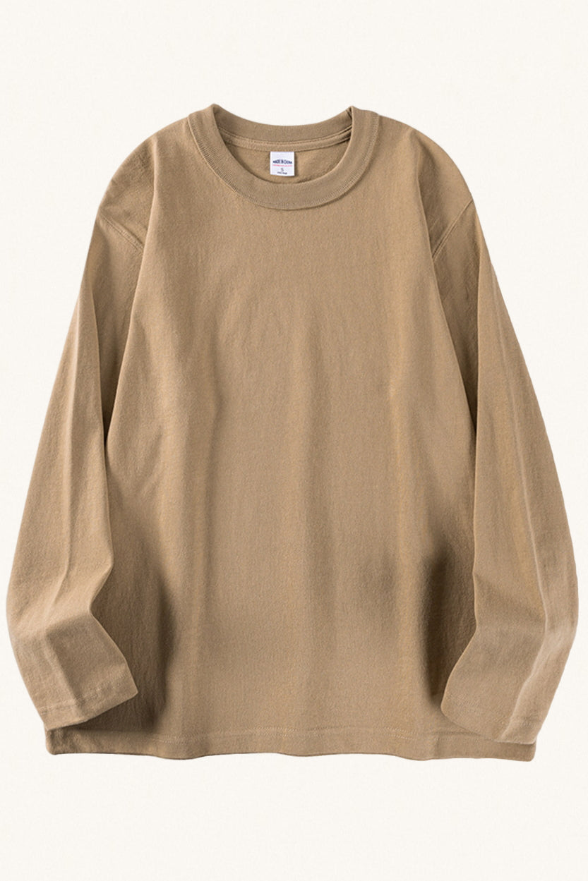 MONSEN Suitory Cotton Long Sleeve T-Shirt | Unisex product image