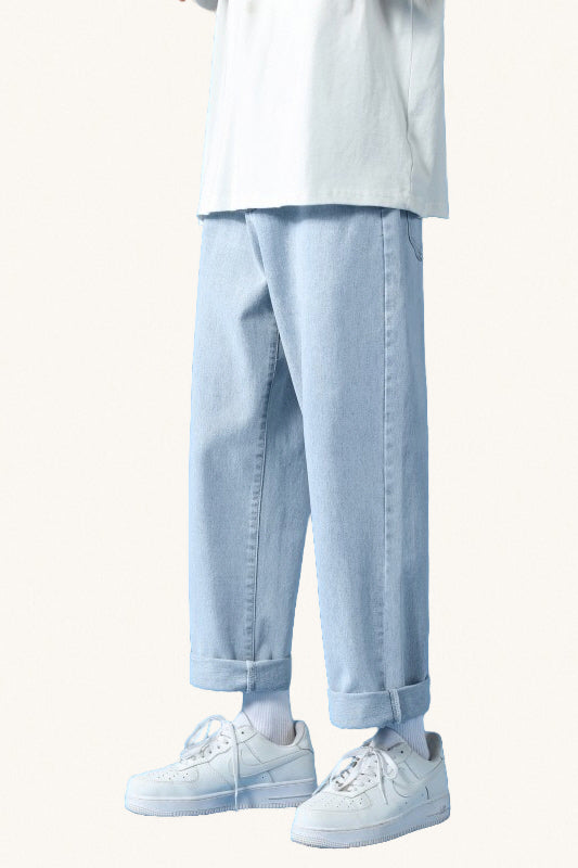 MONSEN Suitory Fleece-Lined Straight-Leg Jeans product image