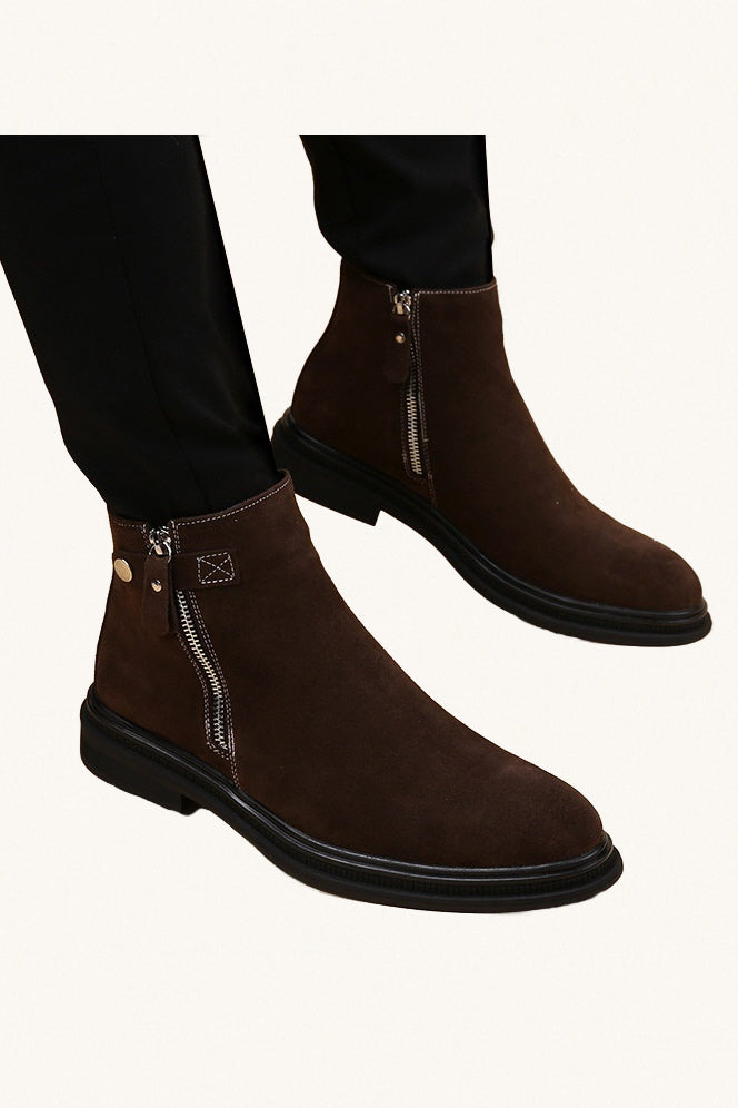 MONSEN Suitory Genuine Suede Martin Boots product image