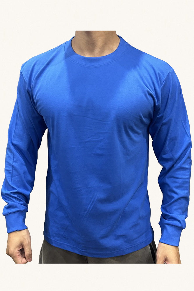 MONSEN Suitory Cotton Long Sleeve Crewneck T-Shirt product image